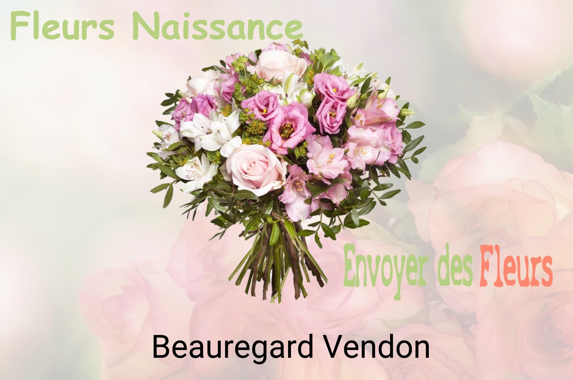 Bouquet de fleurs de naissance livré à Beauregard-Vendon